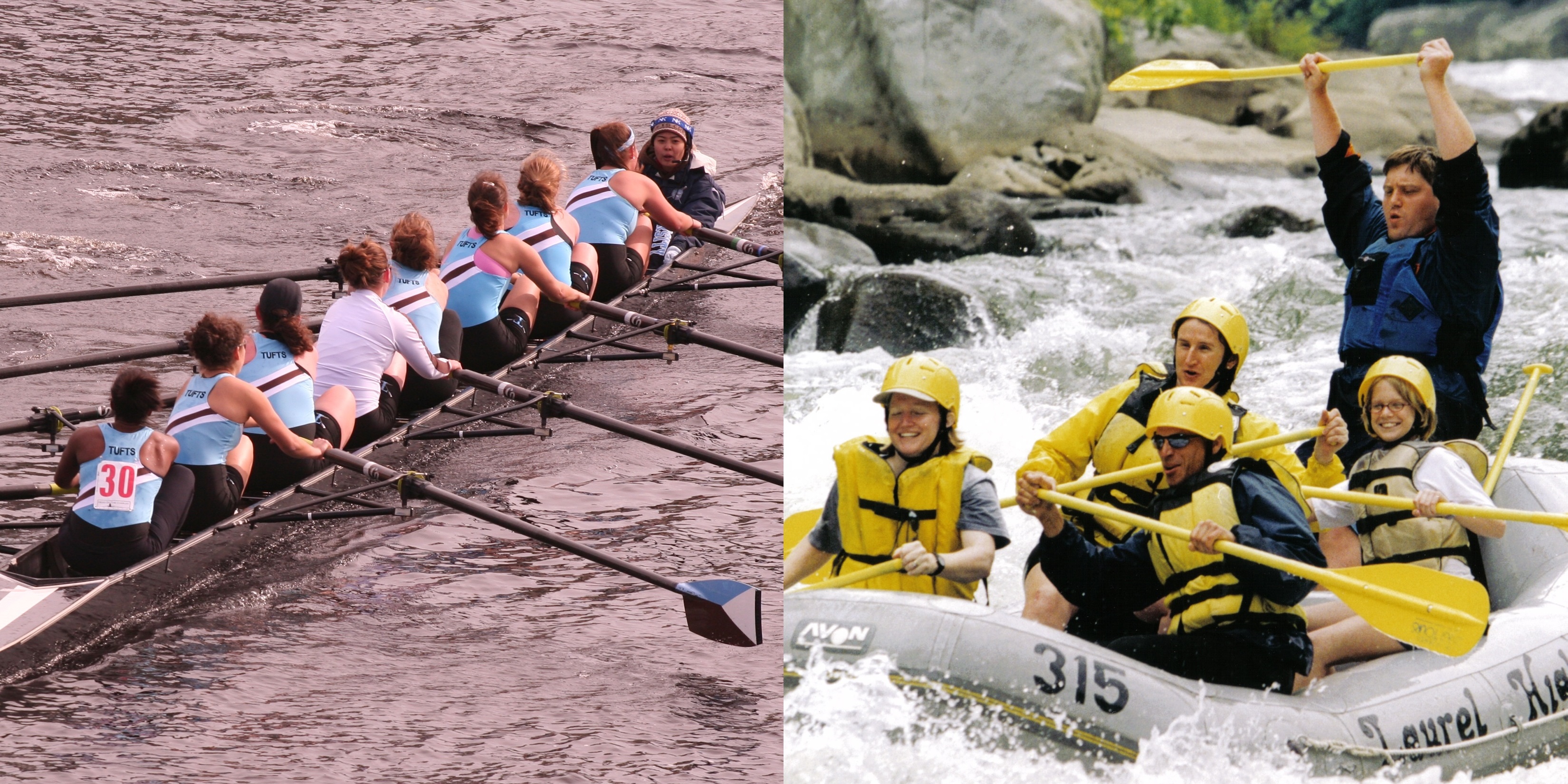 Person Rowing A Raft Are We Rowing or Rafting? - Ed Batista